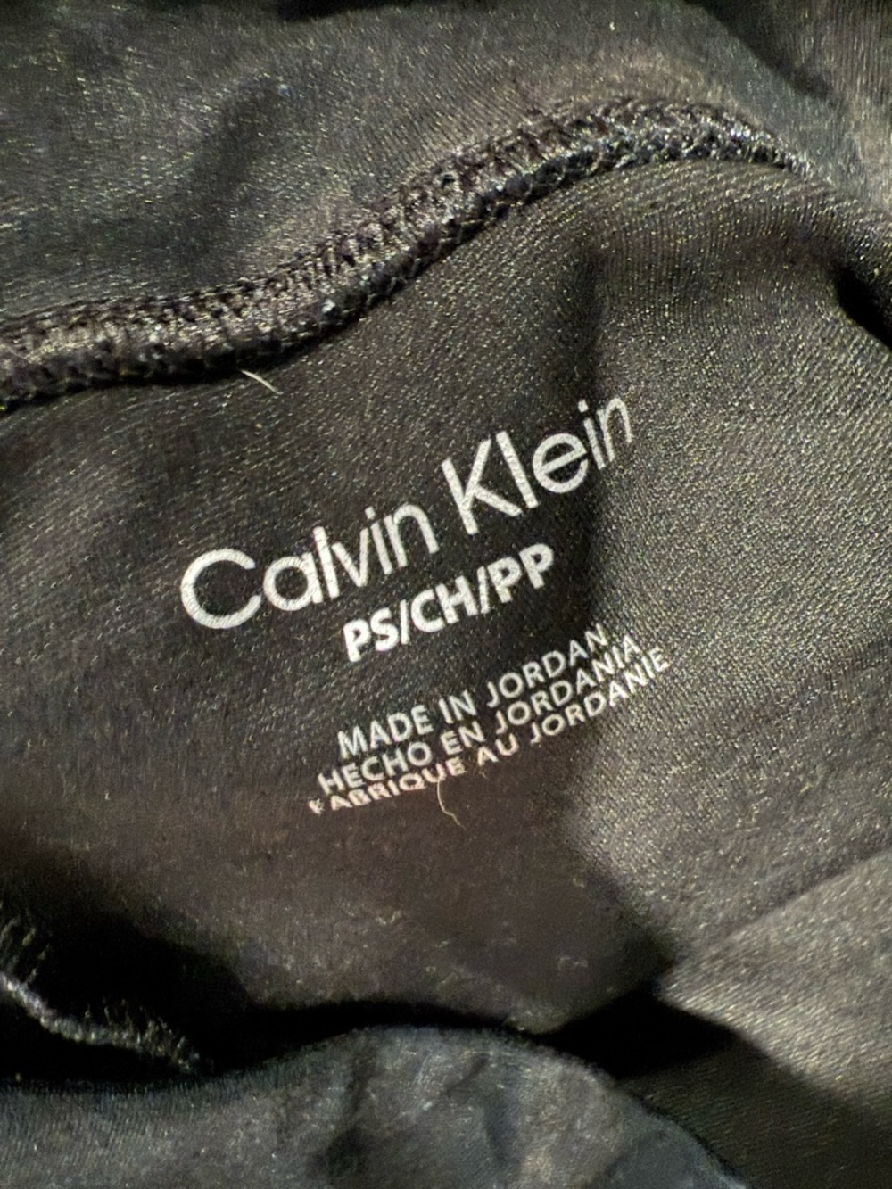 Calvin Klein Charcoal & Black Logo-Pattern Leggings - Picture 7 of 9